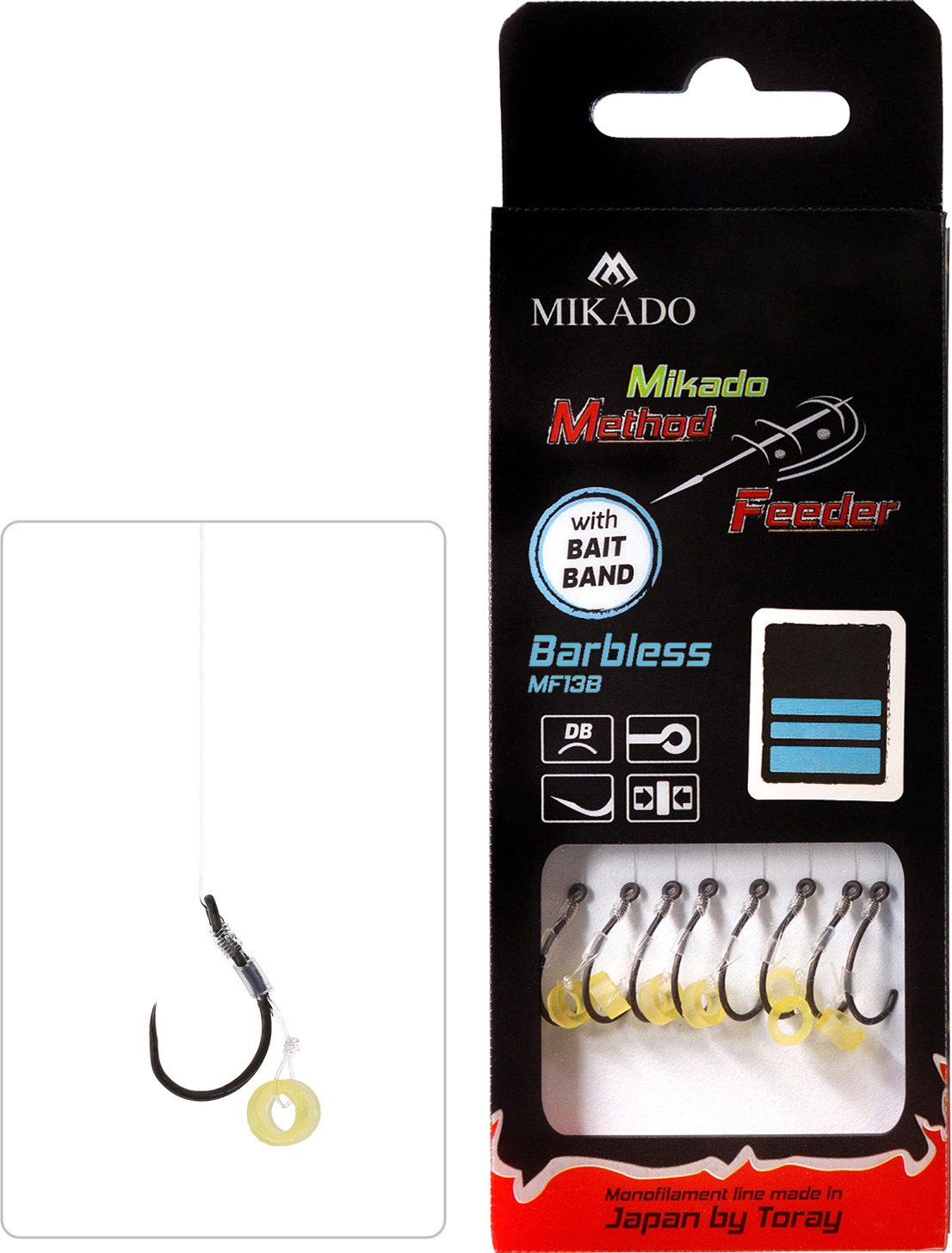 Bas de ligne Method Feeder Mikado — à gaine silicone, sans ardillon — photo 1